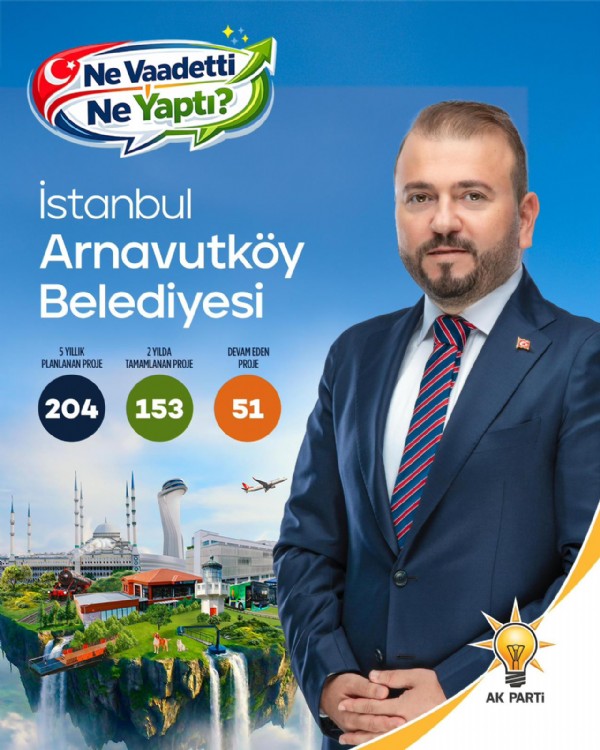 Arnavutköy Belediyesi projelerde hız kesmiyor: Hedeflerin yüzde 75’i iki yılda tamamlandı